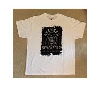 NWOT Hot Topic Avenged Sevenfold White Tee